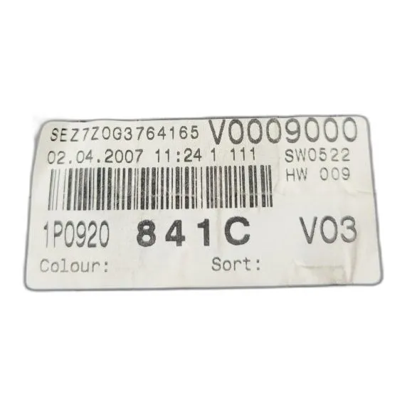 LICZNIK ZEGARY SEAT LEON II CUPRA EUROPA 1P0920841C — zdjęcie 3